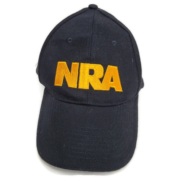 NRA baseball cap balck with yellow logo - Picture 2 of 8